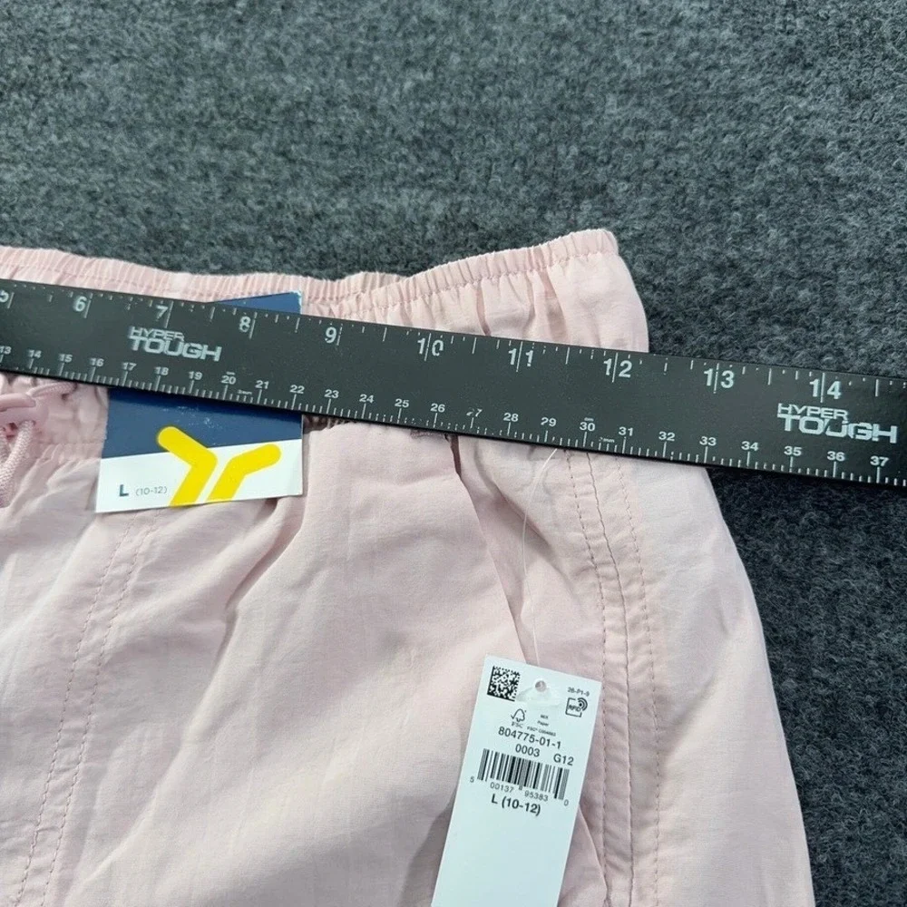 Old Navy Girls Pink High-Rise Jogger Cargo Pants Ruched Leg Size L 10-12 NWT